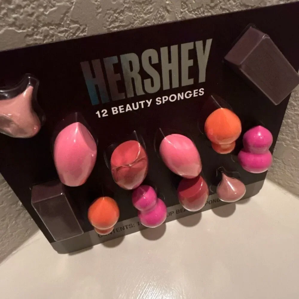 Hersheys Beauty Blending Makeup Sponges 12 PC Giftable Colorful Cosmetic NEW